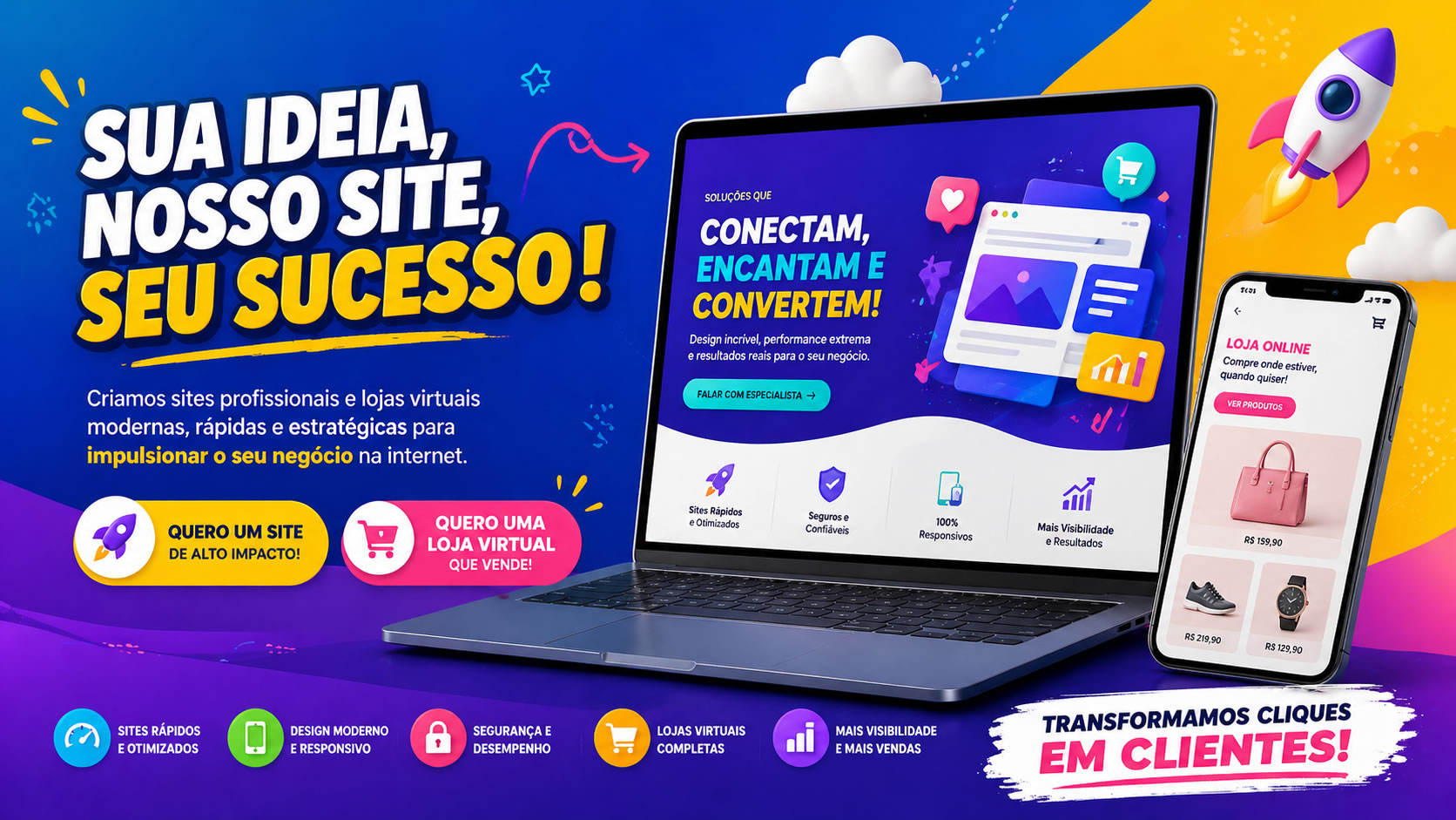 criação de sites e lojas virtuais