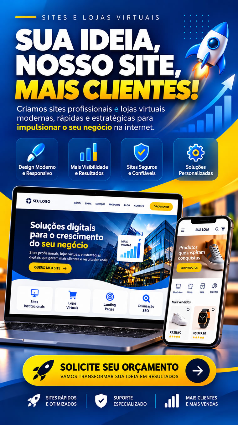 criação de sites e lojas virtuais
